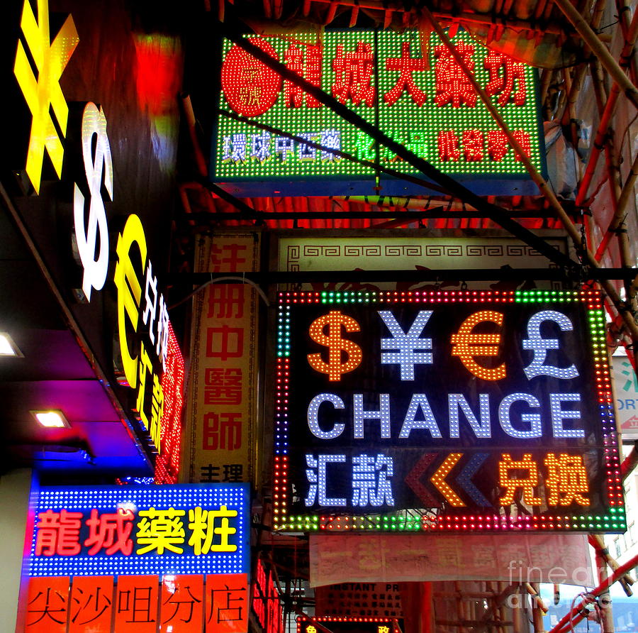 Hong Kong Sign 14 Photograph by Randall Weidner