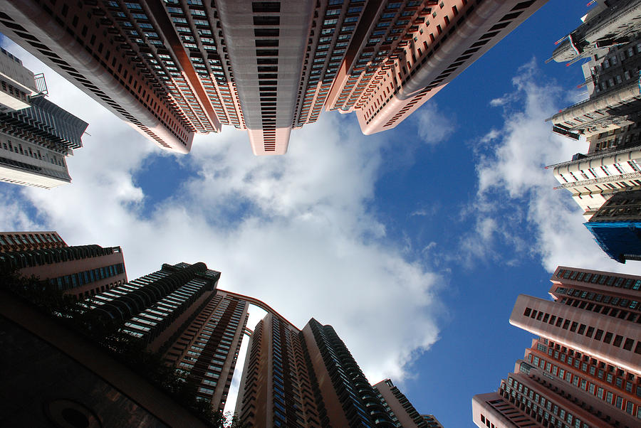 Hong Kong Photograph - Hong Kong Sky by Eva Glykou