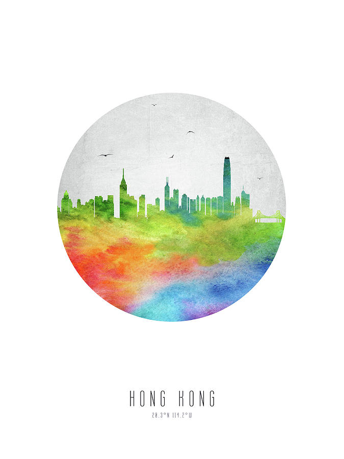 Hong Kong Skyline Chhk20 Digital Art
