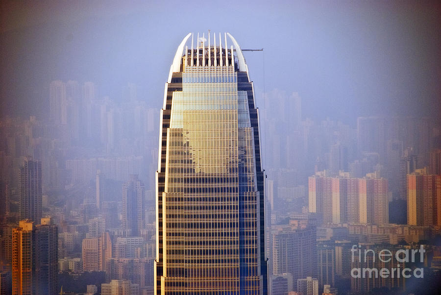 Architecture Photograph - Hong Kong Skyscraper by Ray Laskowitz - Printscapes