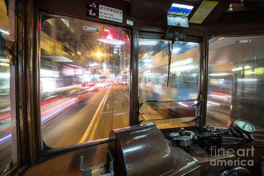 Hong Kong Photograph - Hong Kong Tramway by Didier Marti