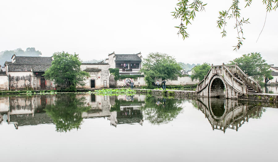Hongcun village Photograph by Usha Peddamatham
