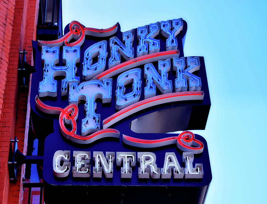 Honky Tonk Central - Nashville Photograph by Mountain Dreams