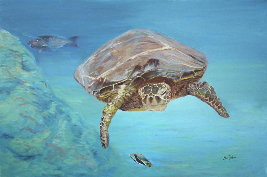 Honu Painting by Mike Jenkins
