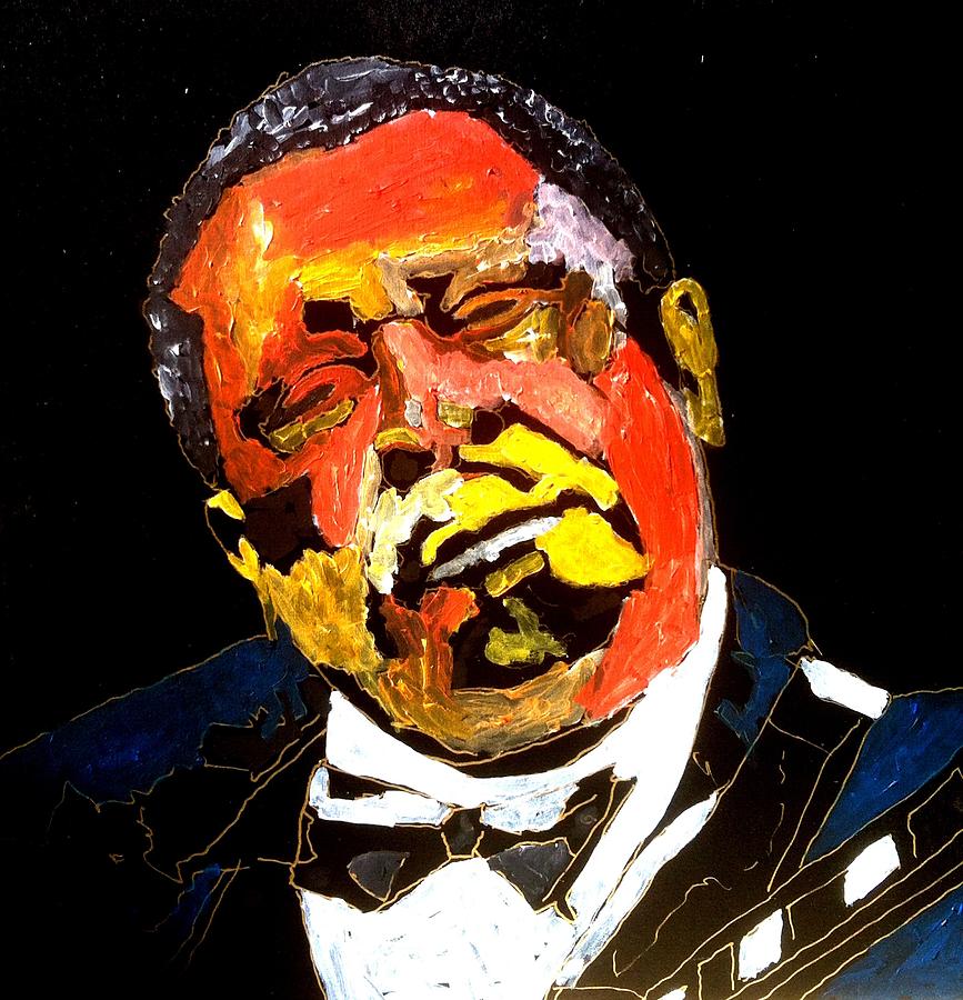 Honoring BB King Painting by Neal Barbosa