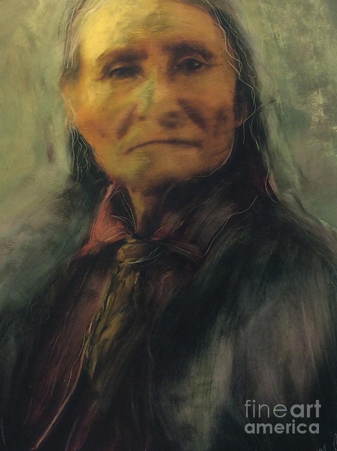 Honoring Geronimo Painting by FeatherStone Studio Julie A Miller