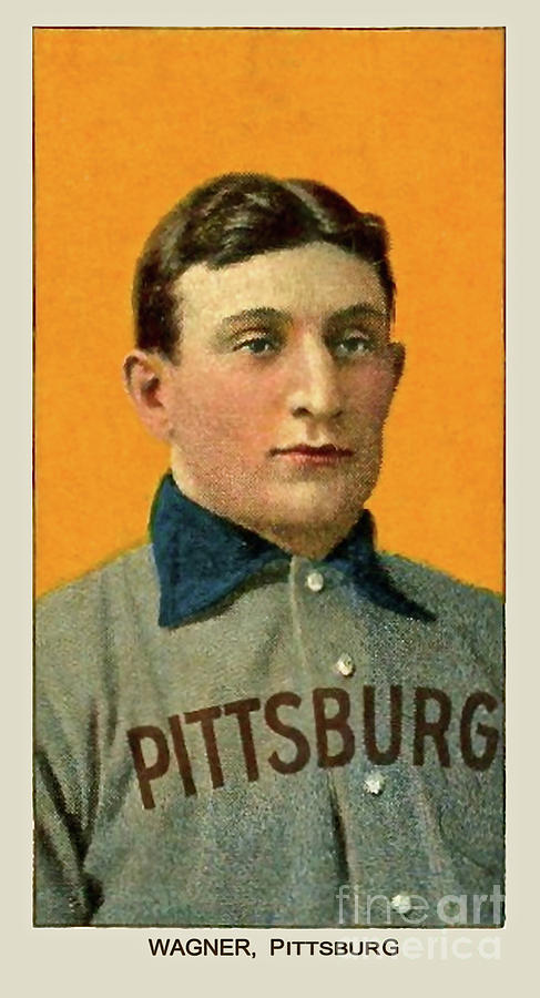 T206 Honus Wagner baseball card, Pittsburg Pirates, Honus Wagner Photograph by Thomas Pollart