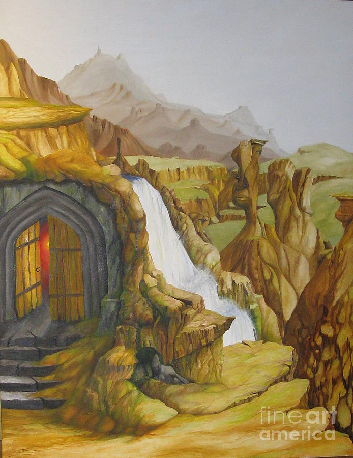 Hall of the Mountain Top Painting by Richard Dotson