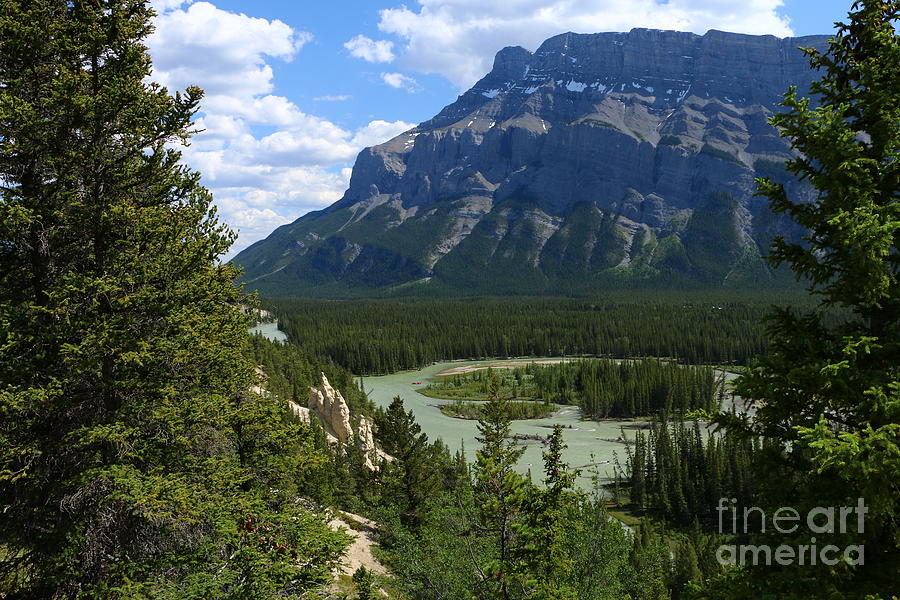 Hoodoos In The Bow River Valley Banff  Photograph by Christiane Schulze Art And Photography