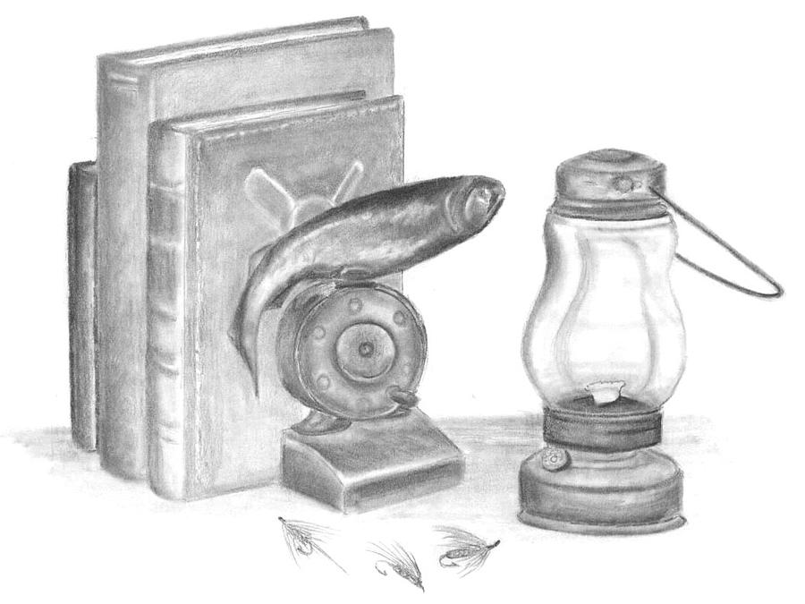 Hook and Bullet Press - Royal Coachman Chapter 11 Drawing by Marsha Karle
