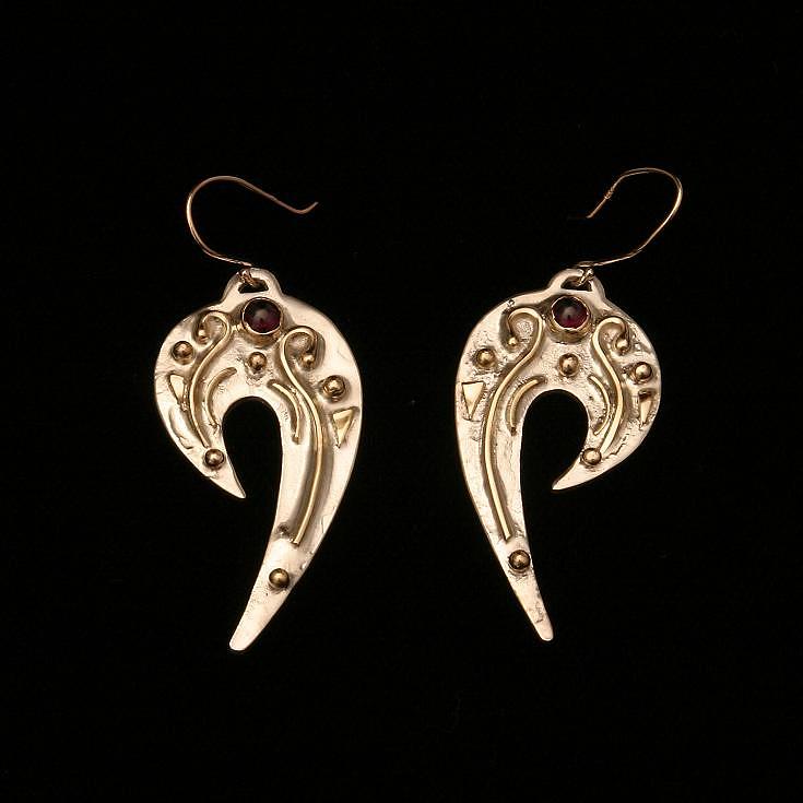 Sterling Silver Jewelry - Hook Earrings by Linda Bickel Sterling Silver Jewelry - Hook Earrings by Linda Bickel