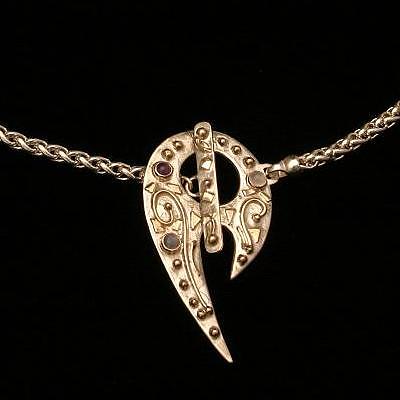 Sterling Silver Jewelry - Hook Necklace by Linda Bickel Sterling Silver Jewelry - Hook Necklace by Linda Bickel