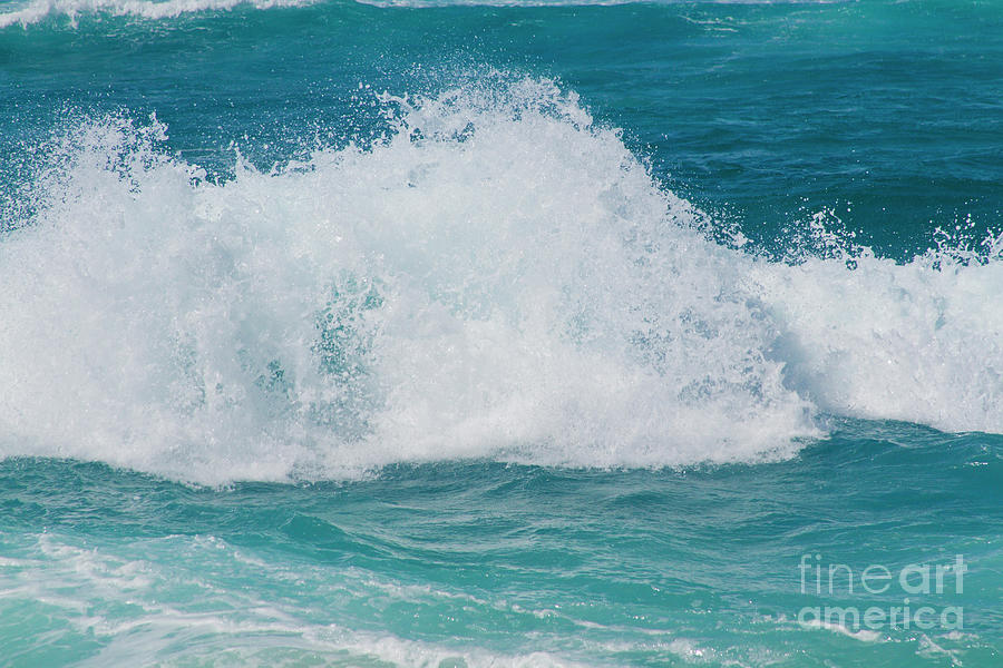 Hookipa Splash Waves Beach Break Shore Break Pacific Ocean Maui  Photograph by Sharon Mau