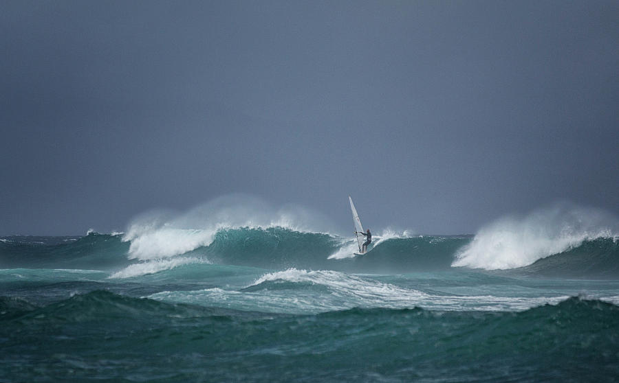 Hookipa Windsurfer Photograph by Randy Hall