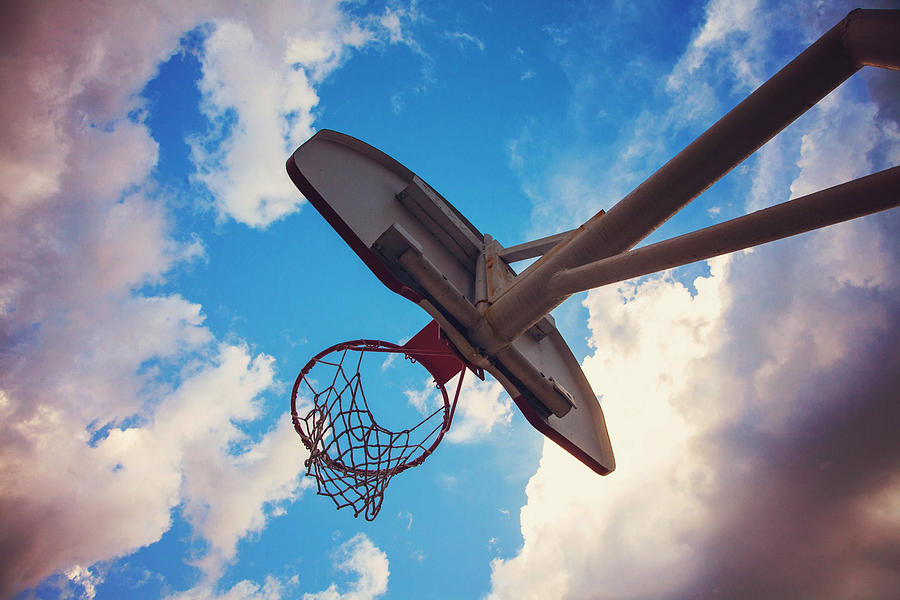 Hoop and Sky Photograph by Toni Hopper