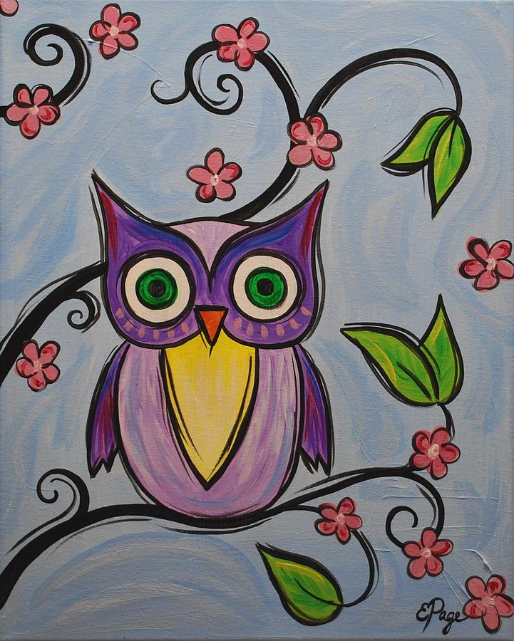 Hootie Painting by Emily Page
