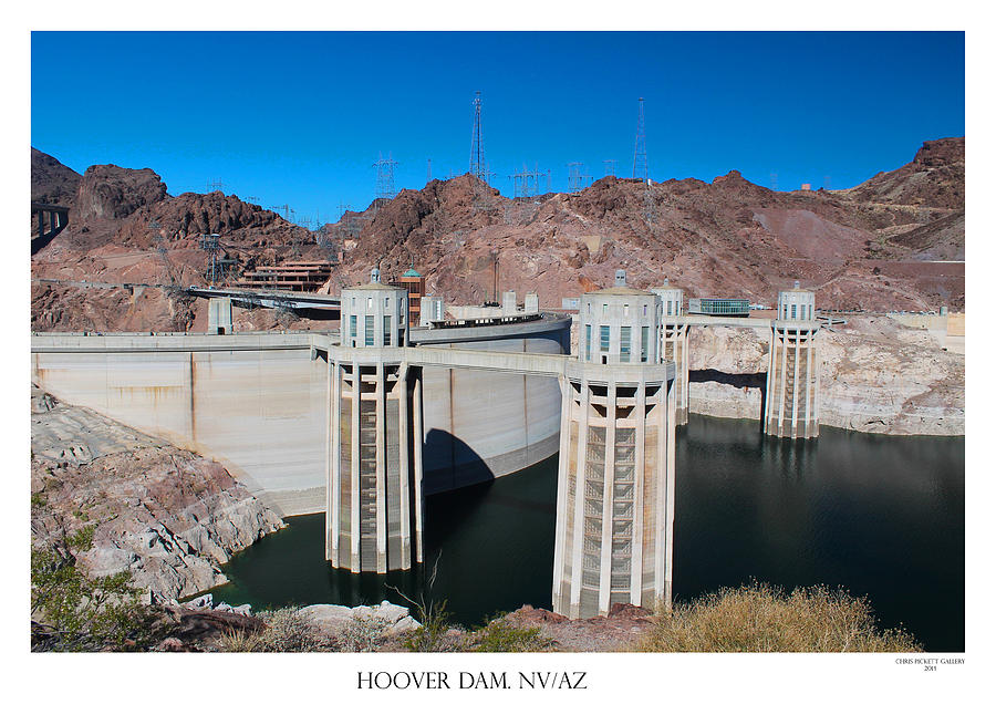 Arizona Photograph - Hoover Dam  by Chris Pickett