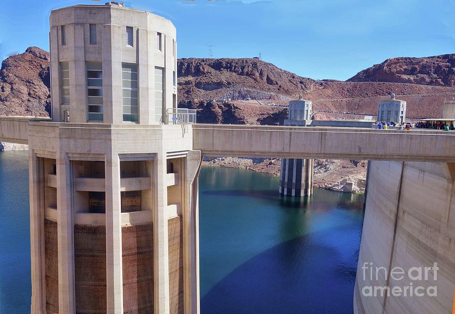 Hoover Dam Intake Towers Photograph by Janette Boyd