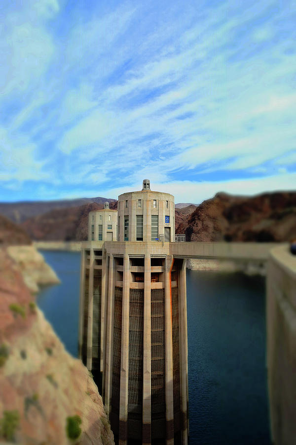 Architecture Photograph - Hoover Dam Intake Towers No. 1 by Sandy Taylor