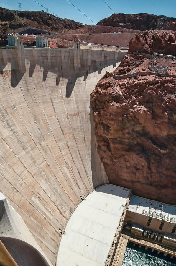 Nature Photograph - Hoover Dam by Phyllis Taylor