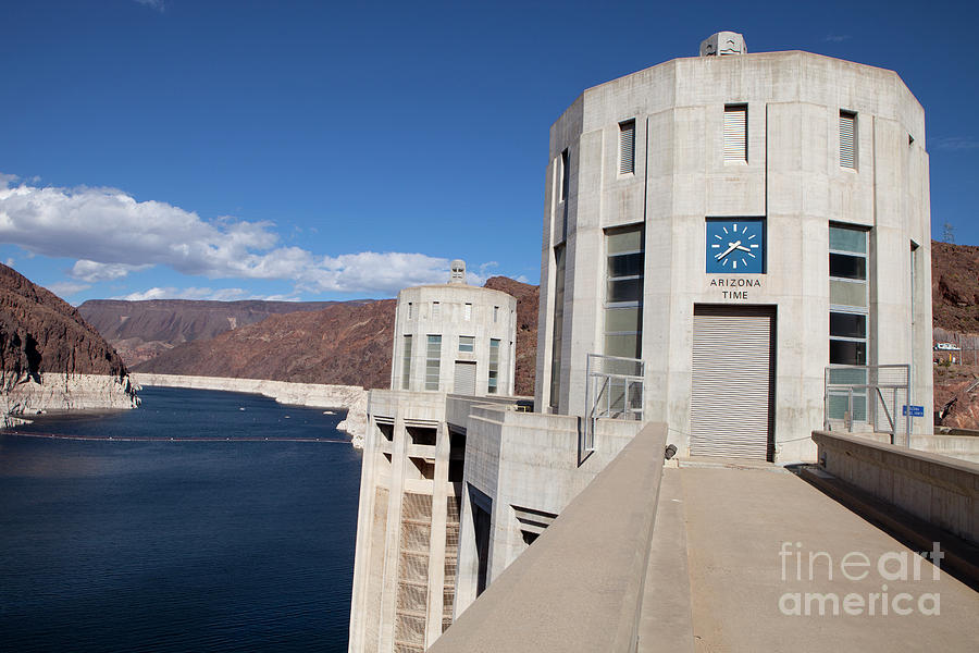 Hoover Dam - Water Intake Tower - Arizona side Photograph by Anthony Totah