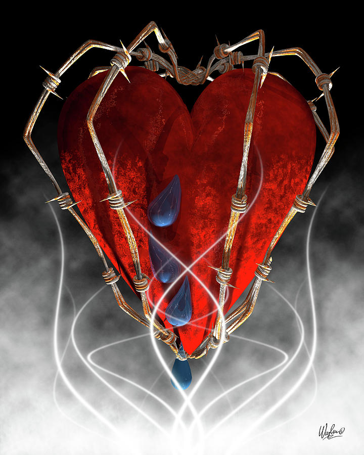 Hope for the Caged Heart Digital Art by Waylan Loyd