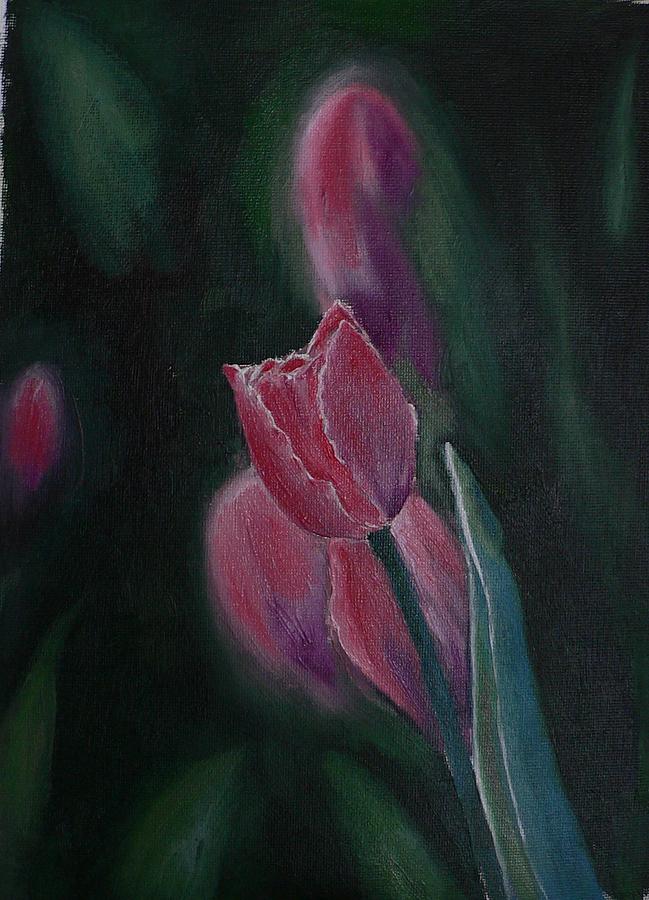 Tulip Painting - Hope by Geeta Yerra