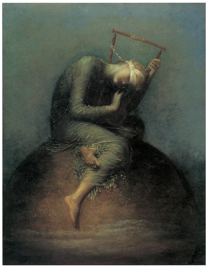 George Frederic Watts Painting - Hope by George Frederic Watts