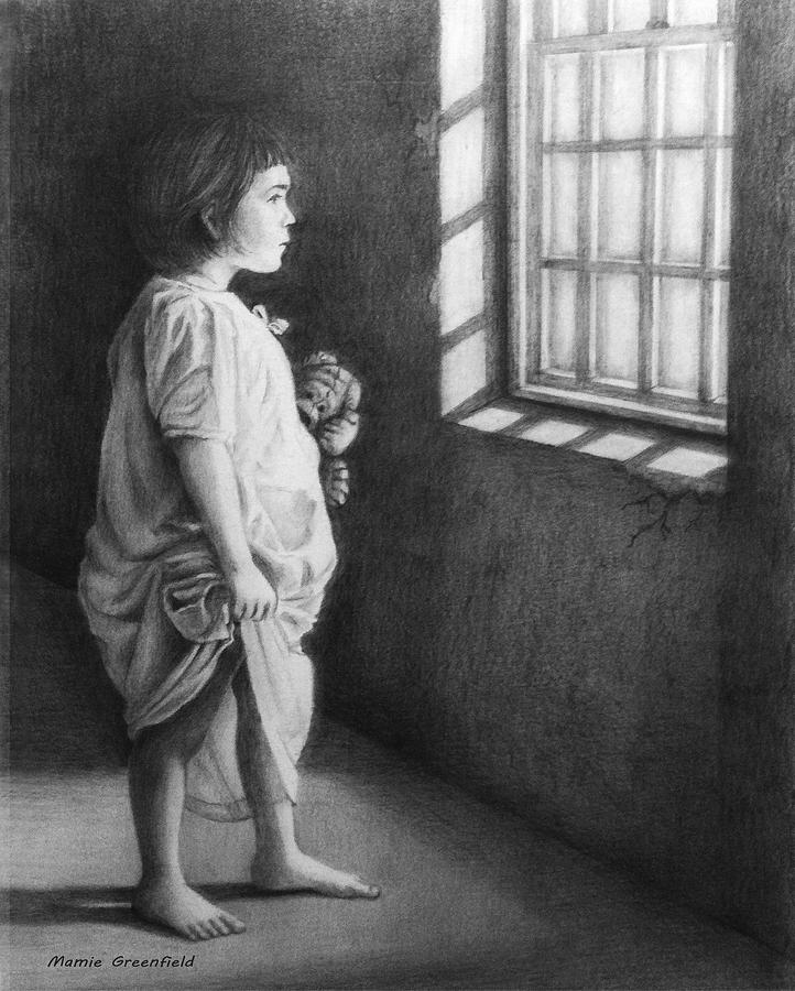 Hope in Desolation Drawing by Mamie Greenfield