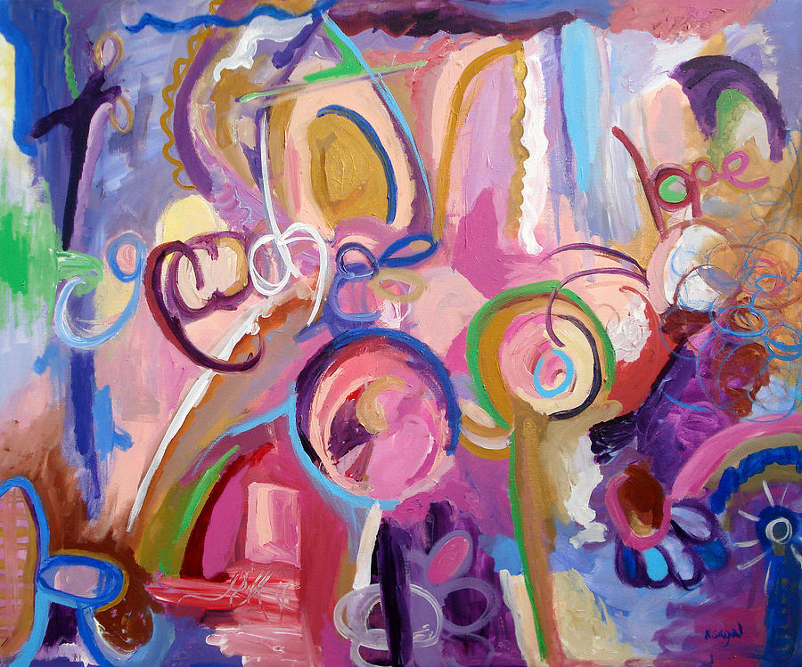 Abstract Painting - Hope by Kari Sagal Allgire