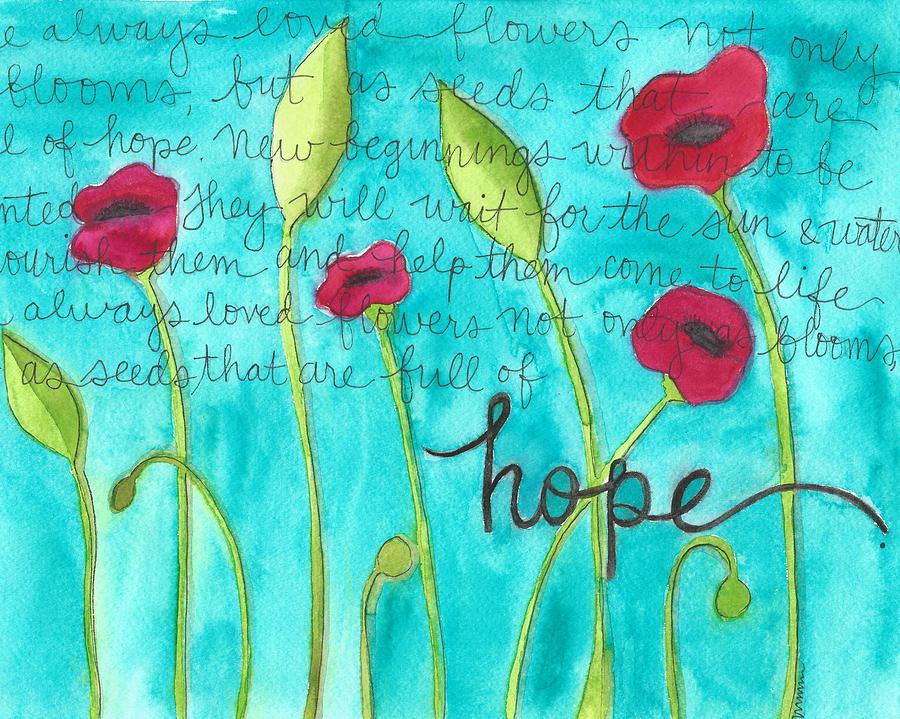 Hope Painting by Monica Martin