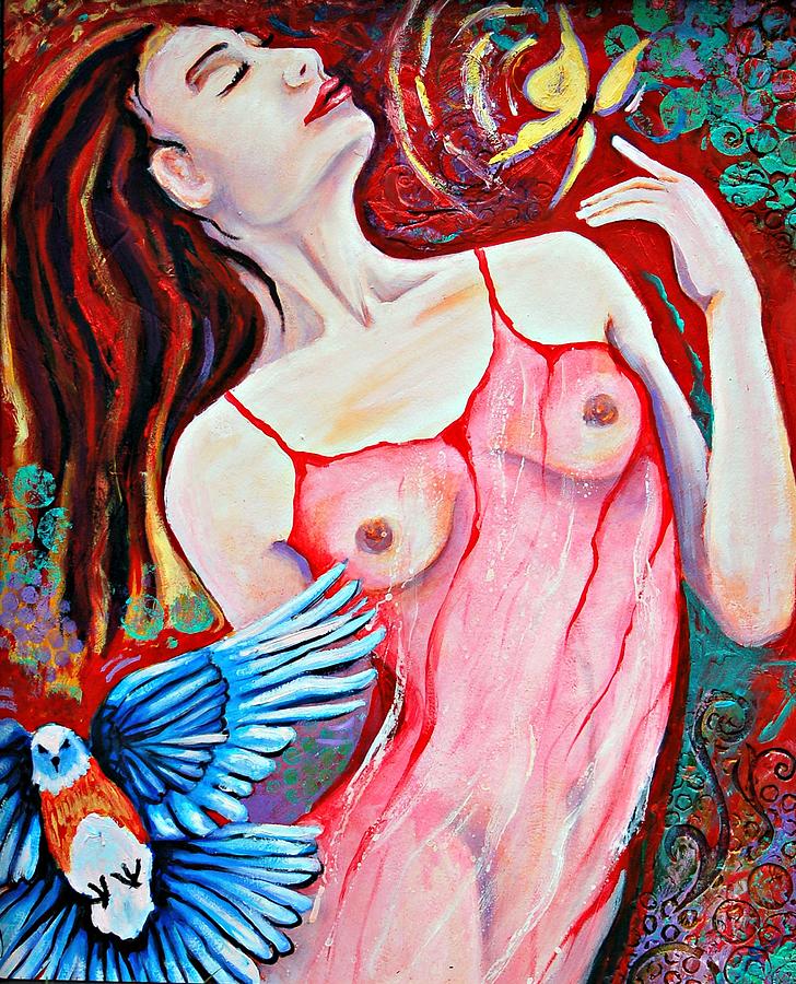 Butterfly Painting - Hope Springs Eternal by Claudia Fuenzalida Johns
