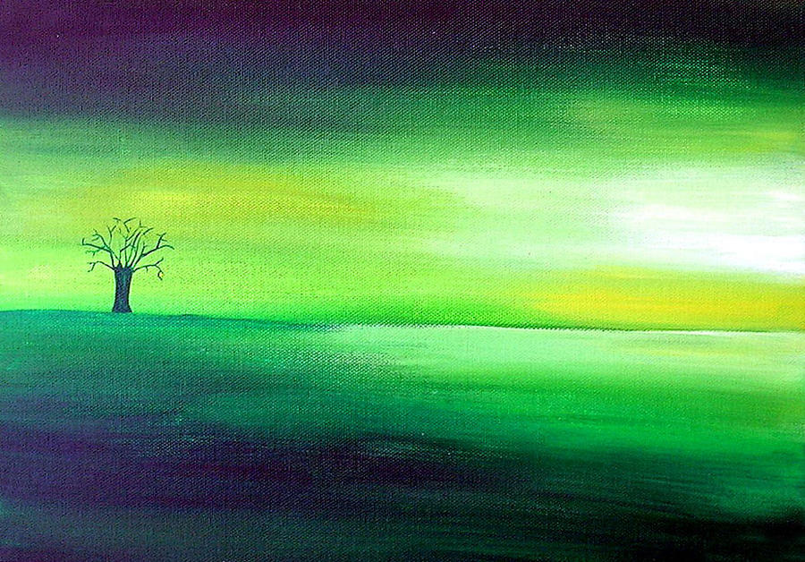 Nature Painting - Hope Too by Aoife  Joyce