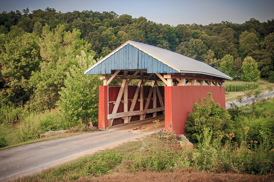 Hopewell Church Covered Bridge Photograph by Jack R Perry