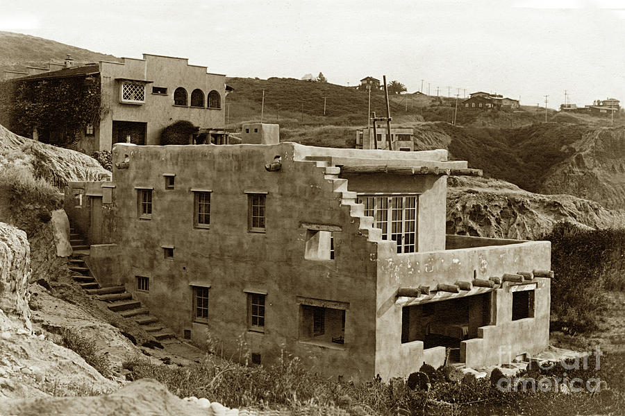 San Diego Photograph - Hopi House, 7964 Princess Street , La Jolla, California  Circa 1916 by Monterey County Historical Society