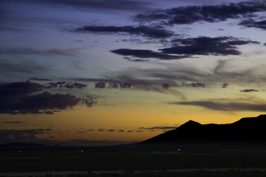 Nature Photograph - Hoppins Peak Sunset by Karen  W Meyer