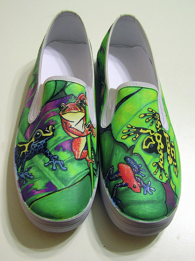Hoppy Shoes Painting by Adam Johnson