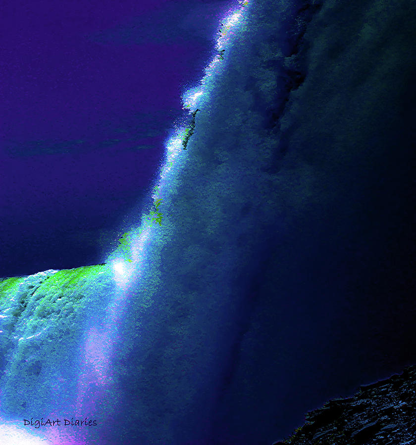 Horeseshoe Falls Abstract Photograph by DigiArt Diaries by Vicky B Fuller