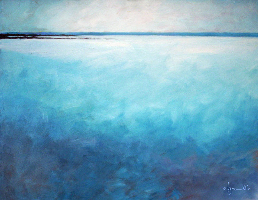 Horizon Painting by Angela Treat Lyon