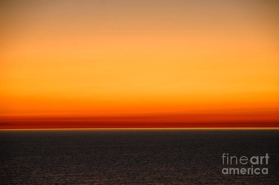 Horizon At Sunset Photograph