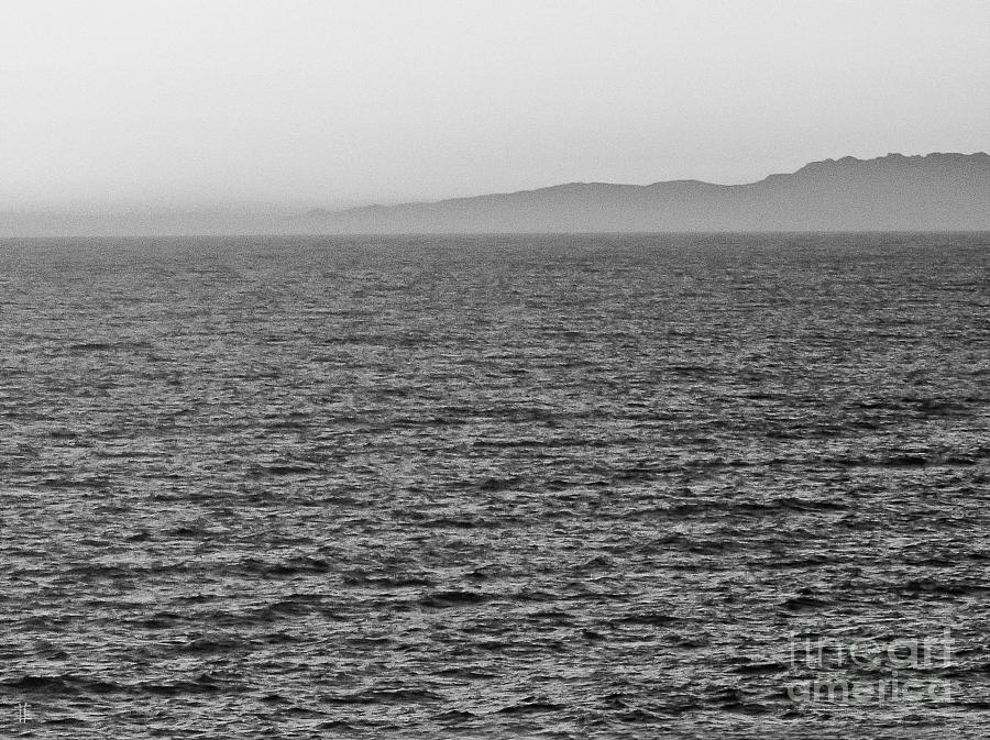 Horizon Grayscale Photograph by Fei A