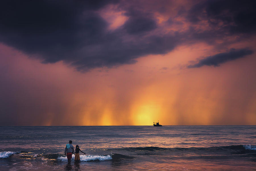 Asia Photograph - Horizon by Marji Lang Asia Photograph - Horizon by Marji Lang