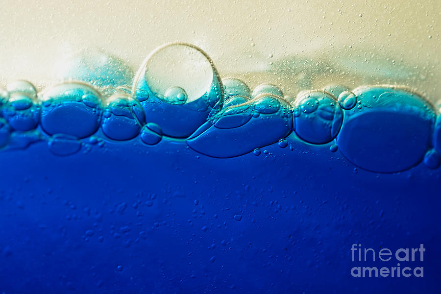 Abstract Photograph - Horizon of Bubbles by Kaye Menner by Kaye Menner