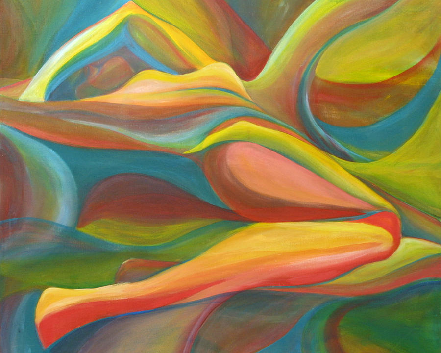 Horizon Peace Will Come Painting by Trina Teele