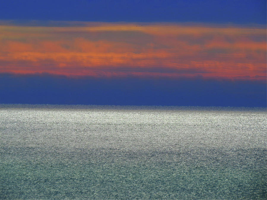 Horizontal sunset Photograph by Kathleen Illes