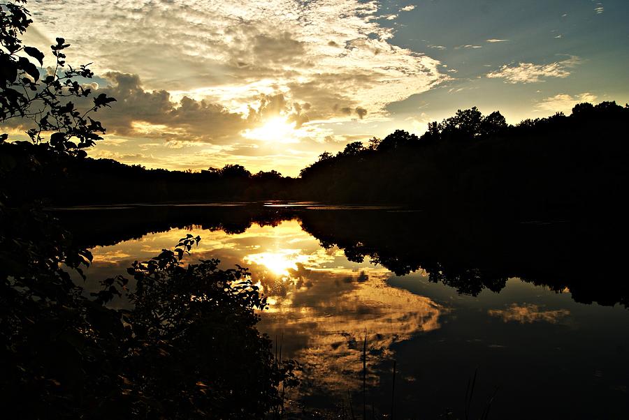 Horn Pond Lagoon Sunset X Photograph by Joe Faherty