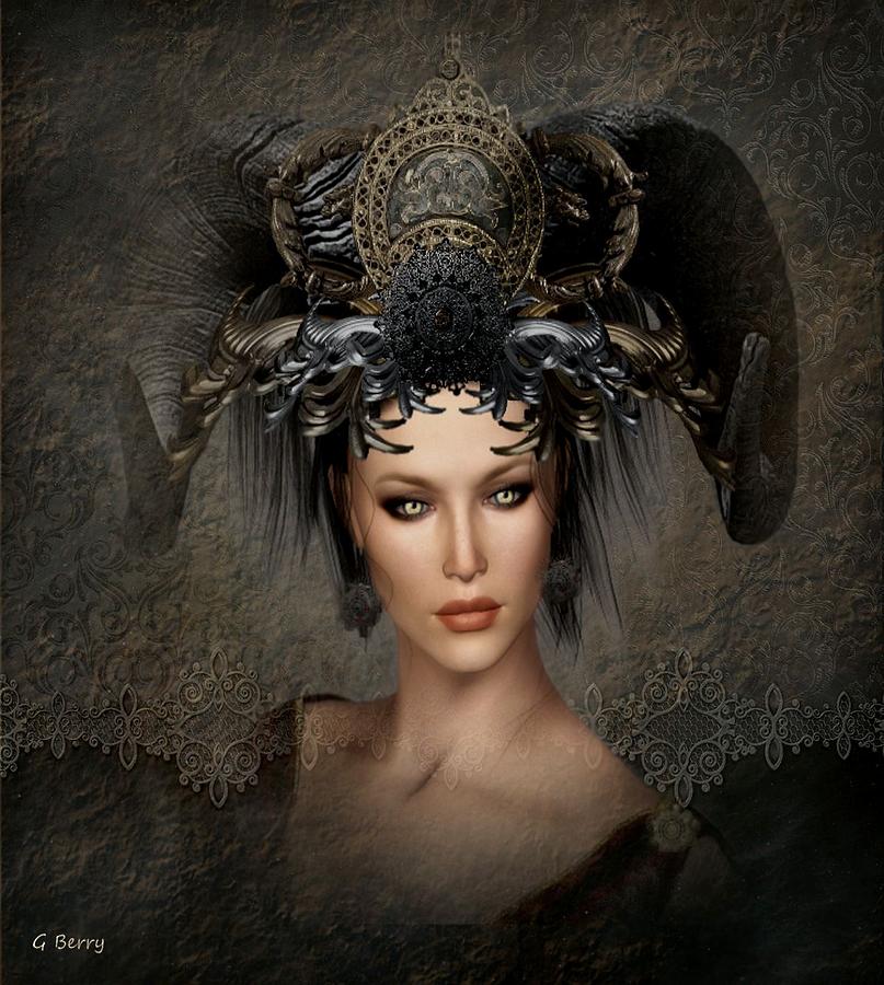 Horned Goddess Photograph by G Berry