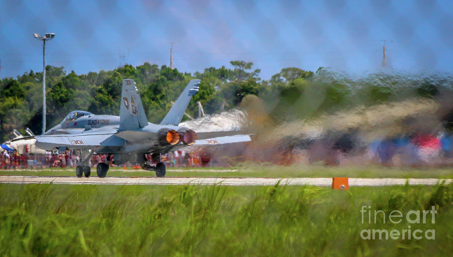Hornet Blast Off Photograph by Tom Claud