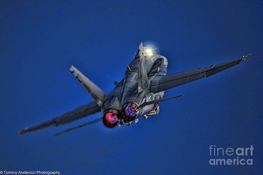 Usn Photograph - Hornet Rising by Tommy Anderson