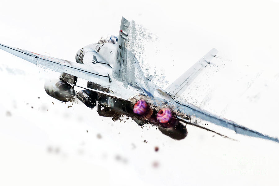 Hornet Shatter Digital Art by Airpower Art